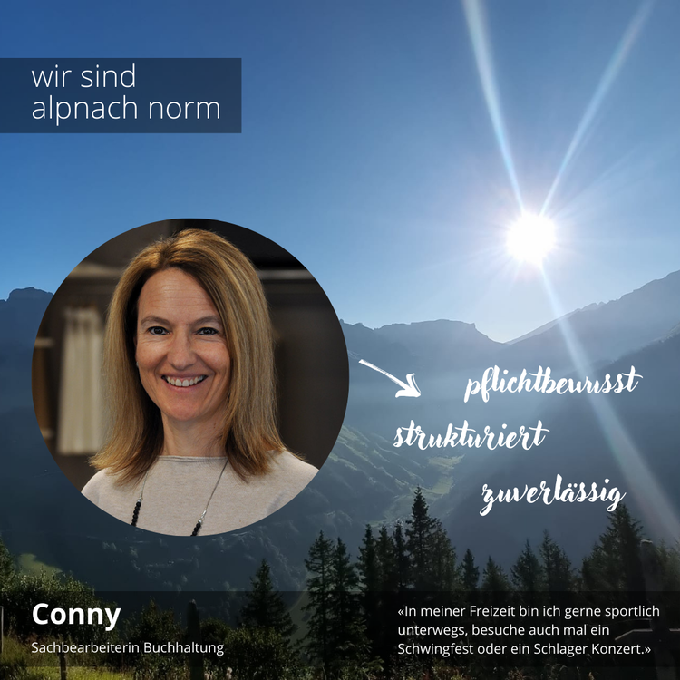 wir sind alpnach norm &ndash; mit Conny