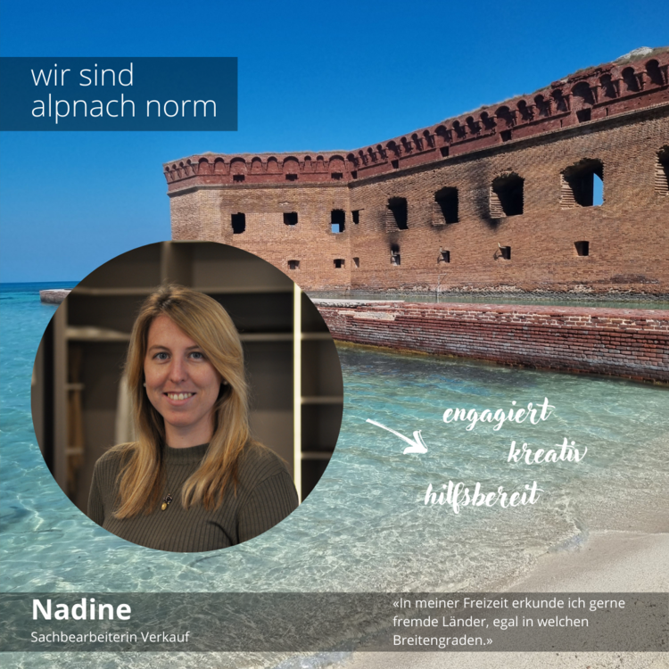 nous sommes alpnach norm - avec Nadine