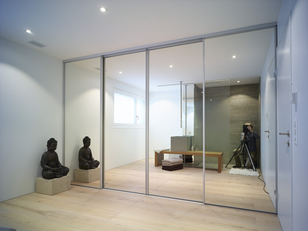 Sliding doors as room dividers