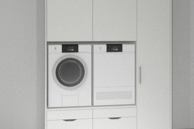 Armoire pour machine à laver et sèche-linge