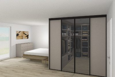 Des portes coulissantes pour séparer les pièces